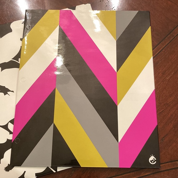 COPY - Set of three Studio C “The Fashionista Collection” printed 2-pocket fold… - Picture 3 of 8